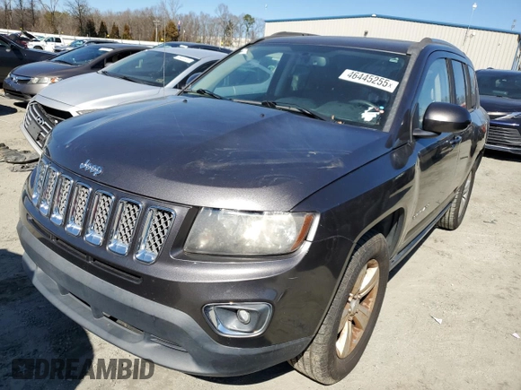 2015 Jeep Compass High Altitude Edition with VIN 1C4NJCEA2FD297487, listed as a Copart auction lot 46445255 with 124,986 mi miles and Clean Title. Bid and sale history available at carsss.com. Image 1.