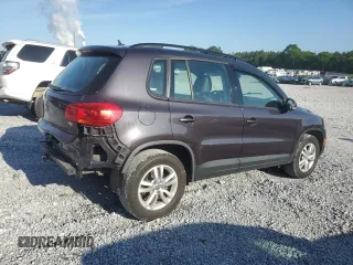 2016 Volkswagen Tiguan S with VIN WVGAV7AX4GW545891, listed as a Copart auction lot 55859595 with 153,317 mi miles and Salvage title. Bid and sale history available at DreamBid. Image 3.