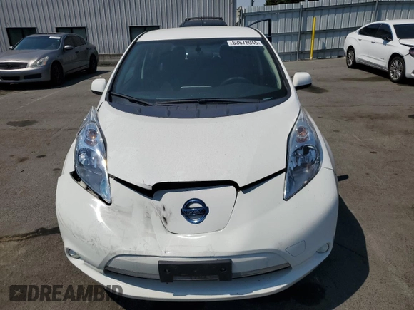 2015 Nissan LEAF SV с VIN 1N4AZ0CP8FC313572, выставлен на аукционе Copart как лот 63678045 с пробегом 61 794 миль миль и Списание • Salvage title. История ставок и продаж доступна на DreamBid. Изображение 5.