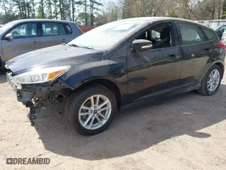 2017 Ford Focus SE with VIN 1FADP3K23HL342085, listed as a IAAI auction lot 41820615 with 1 mi miles. Bid and sale history available at carsss.com. Image 2.