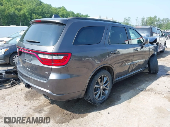 2018 Dodge Durango GT z VIN 1C4RDJDG9JC497428, wystawiony jako IAAI lot #42478979 z przebiegiem 71 247 mil mil oraz . Historia ofert i sprzedaży dostępna na DreamBid. Obrazek 4.