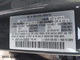 2019 Mazda CX-5 Touring with VIN JM3KFACMXK0686957, listed as a IAAI auction lot 41720338 with 95,421 mi miles. Bid and sale history available at carsss.com. Image 9.