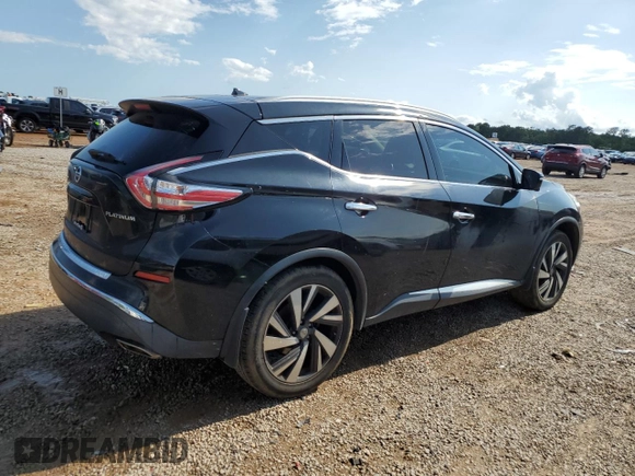 2015 Nissan Murano Platinum z VIN 5N1AZ2MG7FN256365, wystawiony jako Copart lot #58946545 z przebiegiem 107 882 mil mil oraz Czysty tytuł • Clean title. Historia ofert i sprzedaży dostępna na DreamBid. Obrazek 3.