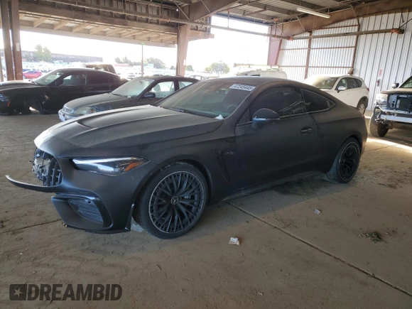 2024 Mercedes-Benz CLE 53 AMG z VIN W1KMJ6CB0RF040061, wystawiony jako Copart lot #47245445 z przebiegiem 3 348 mil mil oraz Szkoda całkowita • Salvage title. Historia ofert i sprzedaży dostępna na DreamBid. Obrazek 1.