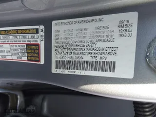2020 Acura RDX w/Technology Pkg with VIN 5J8TC1H58LL008054, listed as a IAAI auction lot 41336305 with 42,341 mi miles. Bid and sale history available at carsss.com. Image 9.