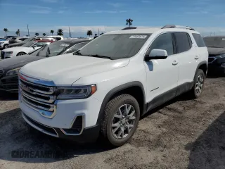 2021 GMC Acadia SLT with VIN 1GKKNML44MZ171033, listed as a Copart auction lot 74453874 with 54,247 mi miles and Non Repairable. Bid and sale history available at carsss.com. Image 1.