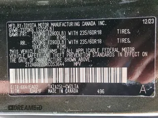 2024 Lexus NX with VIN 2T2AGCEZ0RC053644, listed as a Copart auction lot 49308185 with 21,010 mi miles and Salvage Title. Bid and sale history available at carsss.com. Image 15.