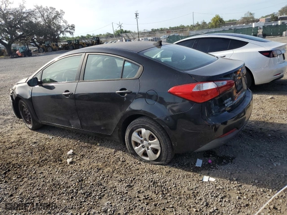 2014 Kia Forte LX with VIN KNAFK4A61E5190333, listed as a Copart auction lot 50500195 with 176,912 mi miles and Salvage Title. Bid and sale history available at carsss.com. Image 2.