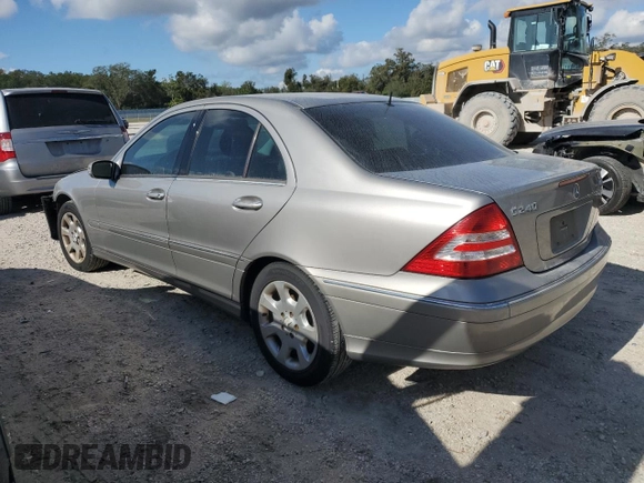 2005 Mercedes-Benz C 240 with VIN WDBRF81J65F675866, listed as a Copart auction lot 85534514 with 150,767 mi miles and Salvage Title. Bid and sale history available at DreamBid. Image 2.