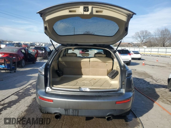 2008 Infiniti FX with VIN JNRAS08U48X101003, listed as a Copart auction lot 46647725 with 208,768 mi miles and Salvage title. Bid and sale history available at DreamBid. Image 6.