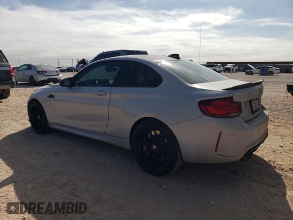 2020 BMW M2 z VIN WBS1J3C00L7H42503, wystawiony jako Copart lot #46033595 z przebiegiem 37 656 mil mil oraz Szkoda całkowita • Salvage title. Historia ofert i sprzedaży dostępna na DreamBid. Obrazek 2.