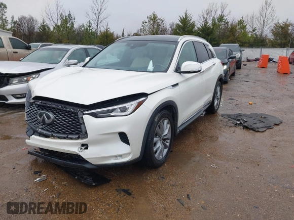 2019 Infiniti QX50 Essential with VIN 3PCAJ5M11KF143075, listed as a IAAI auction lot 41541430 with 68,774 mi miles and . Bid and sale history available at DreamBid. Image 17.