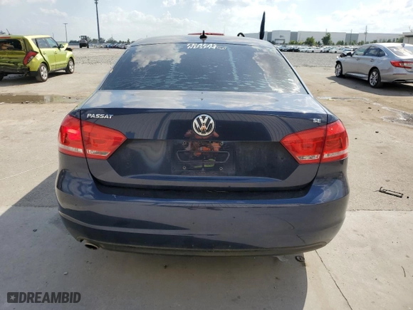 2012 Volkswagen Passat SE with VIN 1VWBH7A38CC077394, listed as a Copart auction lot 51428575 with 147,088 mi miles and Salvage Title. Bid and sale history available at carsss.com. Image 6.