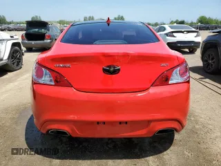 2011 Hyundai Genesis Coupe with VIN KMHHT6KD2BU058227, listed as a Copart auction lot 62154355 with 138,688 mi miles and Clean title. Bid and sale history available at DreamBid. Image 6.