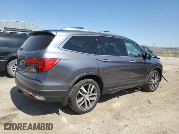 2016 Honda Pilot Touring with VIN 5FNYF6H98GB119708, listed as a Copart auction lot 48964525 with 45,448 mi miles and Salvage Title. Bid and sale history available at carsss.com. Image 3.