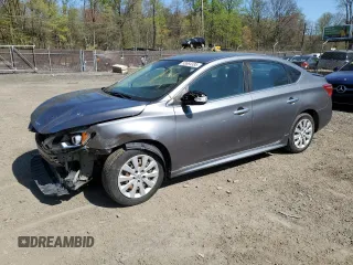 2017 Nissan Sentra S with VIN 3N1AB7AP7HY287960, listed as a Copart auction lot 53664385 with 89,246 mi miles and Salvage Title. Bid and sale history available at DreamBid. Image 1.