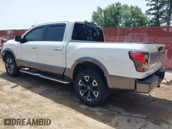 2024 Nissan Titan Pro-4X with VIN 1N6AA1ED7RN101486, listed as a IAAI auction lot 42243136 with 39,223 mi miles and . Bid and sale history available at DreamBid. Image 3.