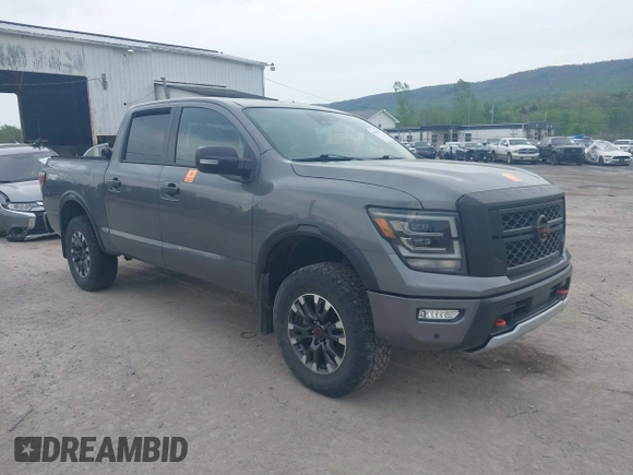 2023 Nissan Titan SV with VIN 1N6AA1ED7PN106443, listed as a IAAI auction lot 42166641 with 25,814 mi miles and . Bid and sale history available at DreamBid. Image 1.