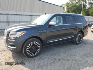 2021 Lincoln Navigator Black Label with VIN 5LMJJ2TT8MEL03693, listed as a Copart auction lot 59219165 with 45,570 mi miles and Salvage title. Bid and sale history available at DreamBid. Image 1.