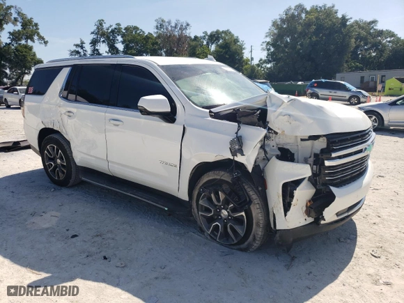 2022 Chevrolet Tahoe LT with VIN 1GNSCNKD5NR122165, listed as a Copart auction lot 63813244 with 84,325 mi miles and Non Repairable. Bid and sale history available at carsss.com. Image 4.