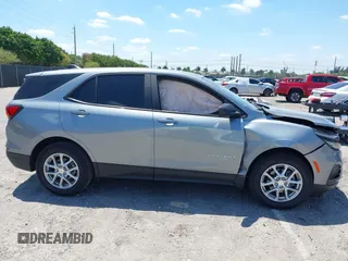 2024 Chevrolet Equinox LS with VIN 3GNAXHEG9RL168375, listed as a IAAI auction lot 42056222 with 8,615 mi miles and . Bid and sale history available at DreamBid. Image 13.