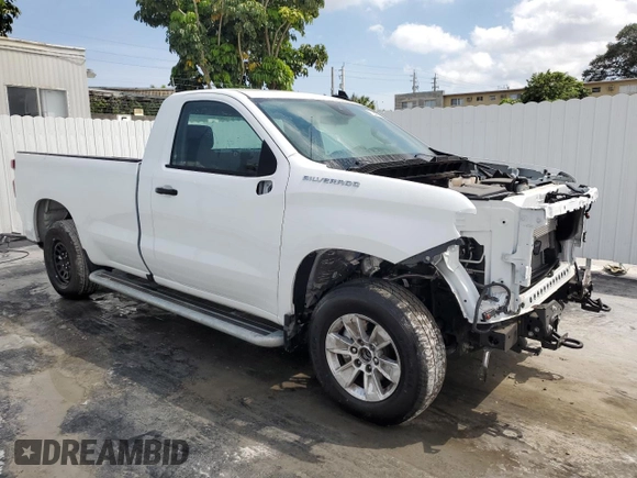 2024 Chevrolet Silverado 1500 Work Truck with VIN 3GCNAAEDXRG386732, listed as a Copart auction lot 50420555 with 0 mi miles and Clean Title. Bid and sale history available at carsss.com. Image 4.