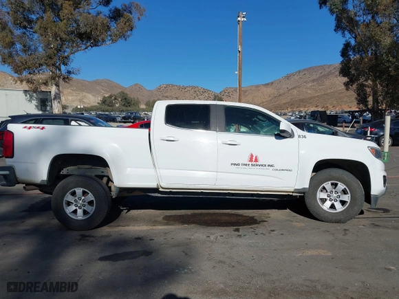 2020 Chevrolet Colorado 4WD Work Truck with VIN 1GCGTBEN9L1145963, listed as a IAAI auction lot 41196954 with 134,526 mi miles. Bid and sale history available at carsss.com. Image 14.