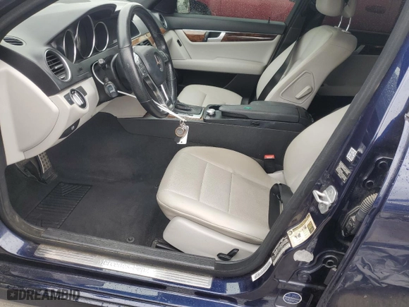 2012 Mercedes-Benz C-Class C 250 Sport with VIN WDDGF4HB7CA654962, listed as a Copart auction lot 51278855 with 182,526 mi miles and Salvage Title. Bid and sale history available at carsss.com. Image 7.