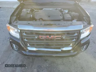 2021 GMC Canyon 4WD AT4 w/Cloth with VIN 1GTG6FEN5M1100096, listed as a Copart auction lot 77535584 with 25,152 mi miles and Salvage Title. Bid and sale history available at carsss.com. Image 11.