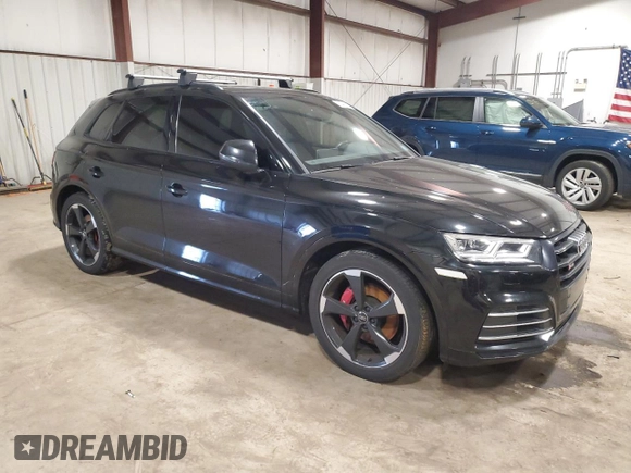 2019 Audi SQ5 Premium Plus with VIN WA1B4AFY8K2106052, listed as a Copart auction lot 53427394 with Not Provided miles and Salvage Title. Bid and sale history available at DreamBid. Image 4.