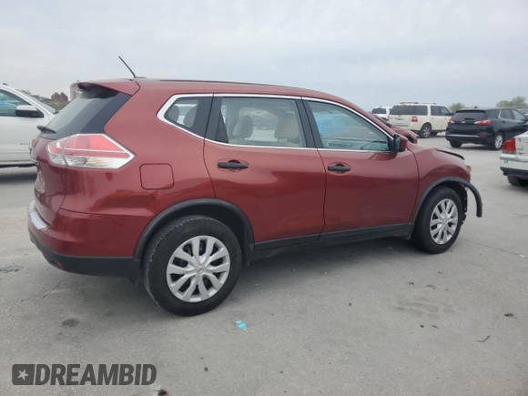 2016 Nissan Rogue S with VIN JN8AT2MT0GW003830, listed as a Copart auction lot 50903195 with 124,360 mi miles and Salvage Title. Bid and sale history available at carsss.com. Image 3.