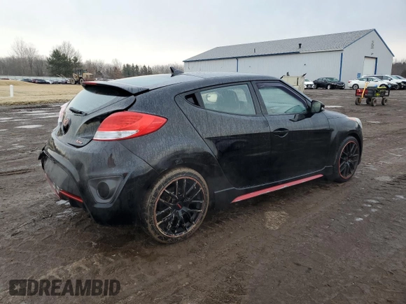 2015 Hyundai Veloster Turbo with VIN KMHTC6AE3FU244319, listed as a Copart auction lot 46978835 with 103,282 mi miles and Salvage Title. Bid and sale history available at carsss.com. Image 3.