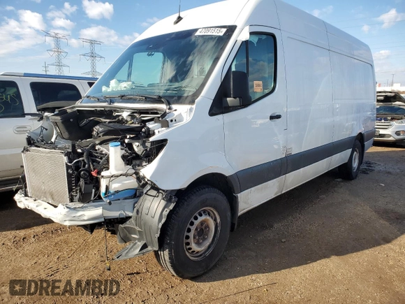 2023 Mercedes-Benz Sprinter with VIN W1Y4KCHY9PT145789, listed as a Copart auction lot 47091515 with 4,718 mi miles and Clean Title. Bid and sale history available at DreamBid. Image 1.