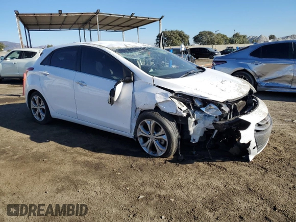 2013 Hyundai Elantra with VIN KMHD35LE1DU083414, listed as a Copart auction lot 79945524 with Not Provided miles and Salvage Title. Bid and sale history available at DreamBid. Image 4.