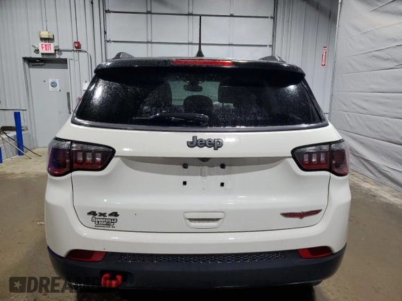 2020 Jeep Compass Trailhawk с VIN 3C4NJDDB6LT244586, выставлен на аукционе Copart как лот 57128445 с пробегом 44 040 миль миль и Списание • Salvage title. История ставок и продаж доступна на DreamBid. Изображение 6.