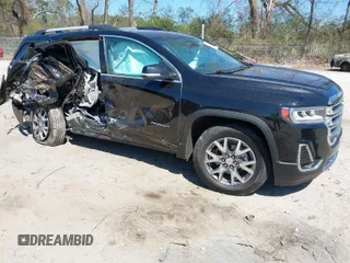 2020 GMC Acadia SLT with VIN 1GKKNMLS4LZ227985, listed as a IAAI auction lot 41864090 with 39,295 mi miles and . Bid and sale history available at carsss.com. Image 1.