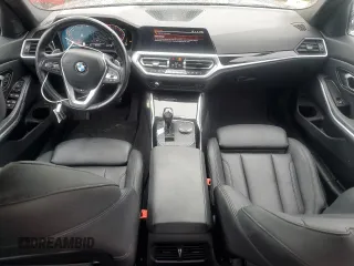 2019 BMW 3 Series 330i xDrive with VIN WBA5R7C52KAJ84461, listed as a Copart auction lot 46566955 with 76,202 mi miles and Salvage Title. Bid and sale history available at carsss.com. Image 8.