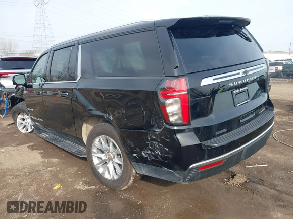 2024 Chevrolet Suburban Premier with VIN 1GNSKFKT7RR352859, listed as a IAAI auction lot 41814407 with 5,234 mi miles and . Bid and sale history available at DreamBid. Image 3.