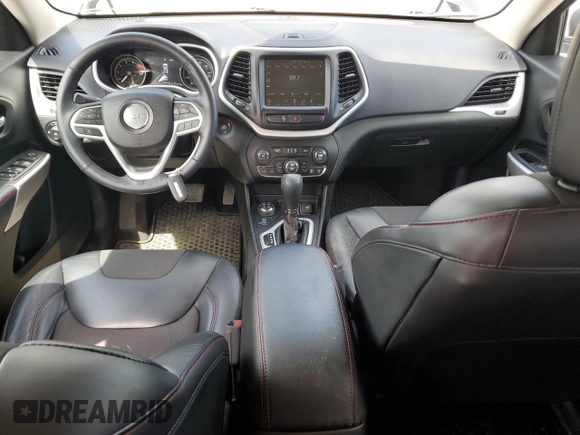 2018 Jeep Cherokee Trailhawk z VIN 1C4PJMBX1JD509120, wystawiony jako Copart lot #58920135 z przebiegiem 42 501 mil mil oraz Szkoda całkowita • Salvage title. Historia ofert i sprzedaży dostępna na DreamBid. Obrazek 8.
