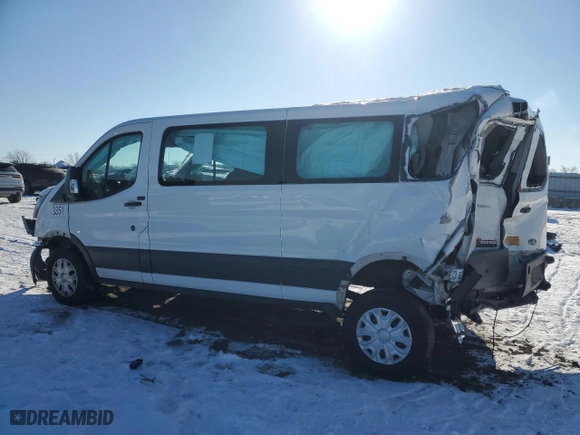 2018 Ford Transit Passenger Wagon XL with VIN 1FBZX2YM9JKA03351, listed as a Copart auction lot 88457805 with 225,615 mi miles and Salvage Title. Bid and sale history available at carsss.com. Image 2.