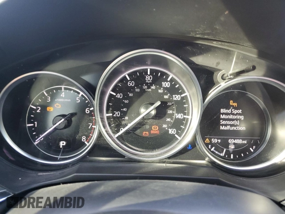 2021 Mazda 6 Sport with VIN JM1GL1UM3M1605879, listed as a Copart auction lot 42398635 with 69,488 mi miles and Salvage Title. Bid and sale history available at carsss.com. Image 9.