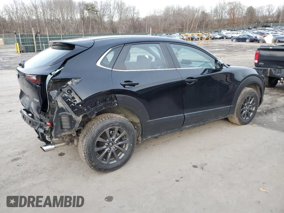2020 Mazda CX-30 with VIN 3MVDMBBL8LM123778, listed as a Copart auction lot 45567034 with 27,452 mi miles and Salvage Title. Bid and sale history available at DreamBid. Image 3.