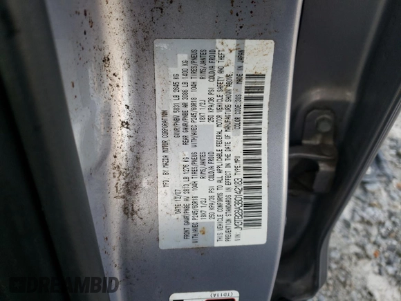 2008 Mazda CX-9 Grand Touring with VIN JM3TB28A380142183, listed as a Copart auction lot 85270514 with 187,652 mi miles and Salvage Title. Bid and sale history available at carsss.com. Image 13.