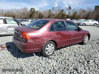2002 Honda Civic EX with VIN 1HGES26832L045591, listed as a Copart auction lot 88445945 with 223,749 mi miles and Salvage Title. Bid and sale history available at carsss.com. Image 3.