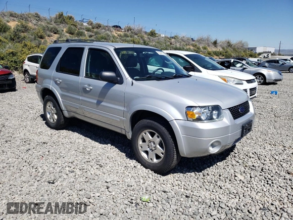 2006 Ford Escape Limited with VIN 1FMCU94196KC25387, listed as a Copart auction lot 56241595 with 136,187 mi miles and Clean title. Bid and sale history available at DreamBid. Image 4.