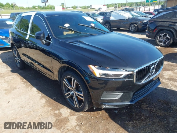 2018 Volvo XC60 Momentum with VIN YV4A22RK3J1040015, listed as a IAAI auction lot 42098399 with 57,130 mi miles and . Bid and sale history available at DreamBid. Image 1.