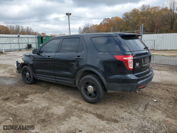2014 Ford Utility Police Interceptor with VIN 1FM5K8AR4EGB25542, listed as a Copart auction lot 83872124 with 116,771 mi miles and Salvage Title. Bid and sale history available at carsss.com. Image 2.