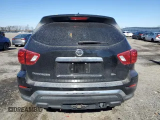 2017 Nissan Pathfinder SL with VIN 5N1DR2MNXHC630140, listed as a Copart auction lot 46420175 with 95,600 mi miles and Salvage title. Bid and sale history available at DreamBid. Image 6.