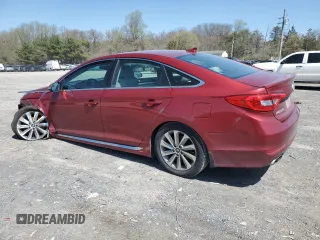2016 Hyundai Sonata Sport with VIN 5NPE34AF9GH261907, listed as a Copart auction lot 52534385 with 100,644 mi miles and Salvage Title. Bid and sale history available at DreamBid. Image 2.