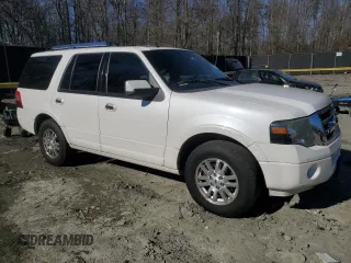 2014 Ford Expedition Limited with VIN 1FMJU2A50EEF65174, listed as a Copart auction lot 47701935 with 215,844 mi miles and Clean title. Bid and sale history available at DreamBid. Image 4.
